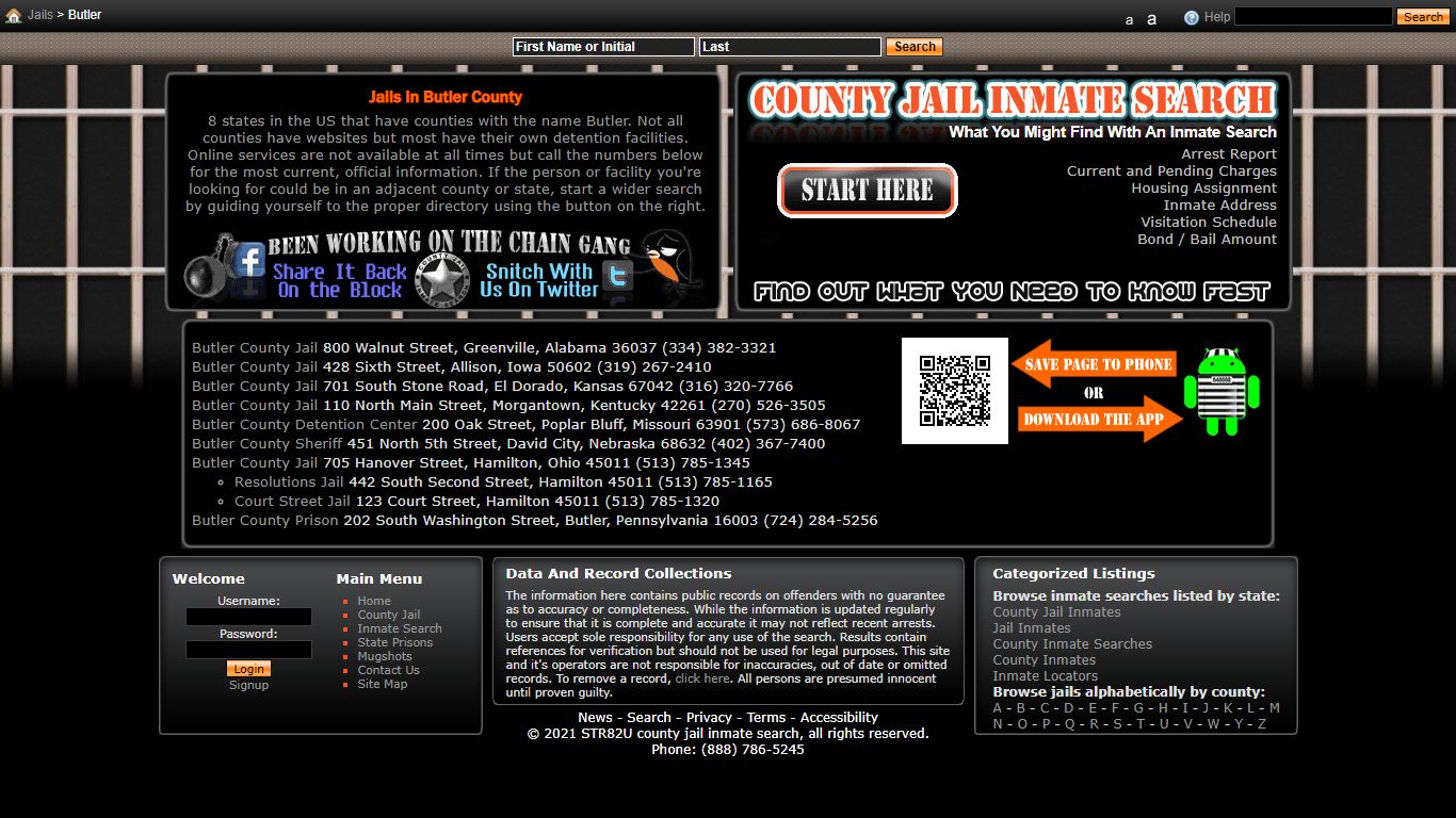 Butler County Jails - County Jail Inmate Search
